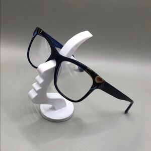 L.A.M.B. LA035 Lamb by Gwen Stefani - Coralie Eyeglasses Glasses Blue Marble.